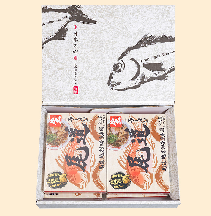 鯛だし尾道ラーメン2人前4箱入り