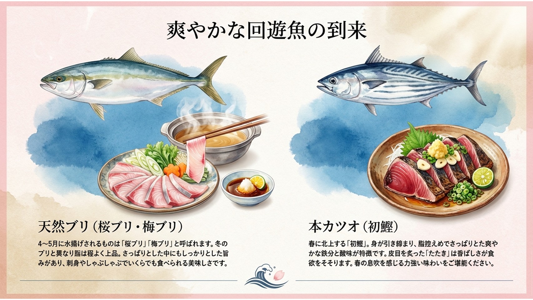 天然ブリ/本カツオ